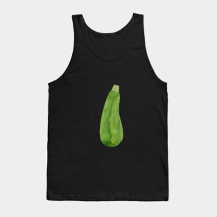 Green cute zucchini Tank Top